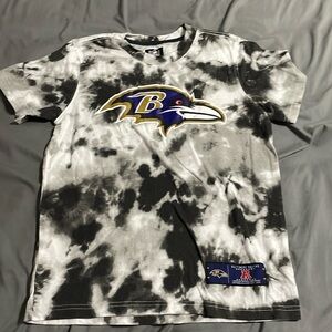 Girls ravens tye dye shirt